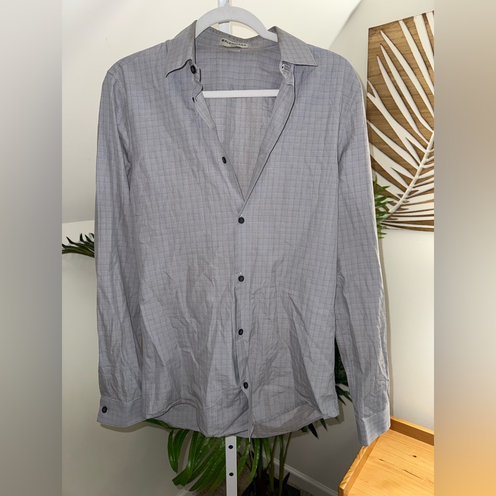 Balenciaga Paris made in‎ Italy button down women’s top 38